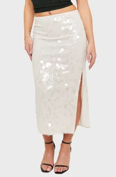 Женская жемчужная юбка Жемчужный XS Tally Weijl SSKPESCALES