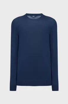 Мужской темно-синий шерстяной джемпер ARTHUR Basic merino wool sweat Синий M Mexx MF006601443M