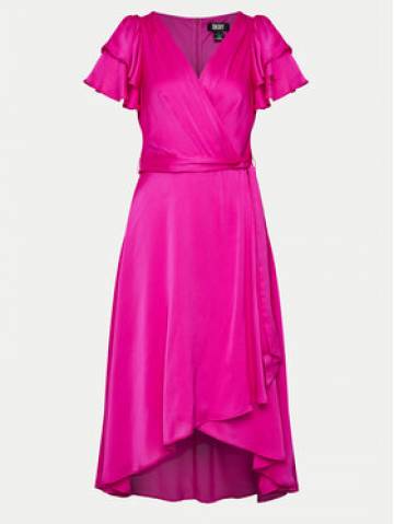 DKNY Коктейльна сукня DD4AQ571 Рожевий Regular Fit DKNY Коктейльна сукня DD4AQ571 Рожевий Regular Fit