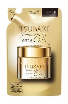 Восстанавливающая маска для волос Shiseido Tsubaki Premium EX Repair Mask, 150 г (дойпак)