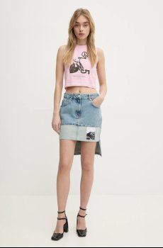 Джинсовая юбка Moschino Jeans