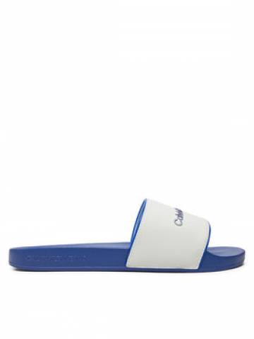 Calvin Klein Jeans Шльопанці Slide Institutional YM0YM01019 Білий Calvin Klein Jeans Шльопанці Slide Institutional YM0YM01019 Білий