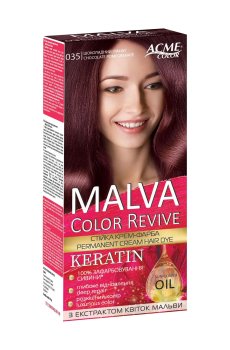 Стойкая крем-краска для волос Malva Color Revive 035 Шоколадный гранат, 105 мл