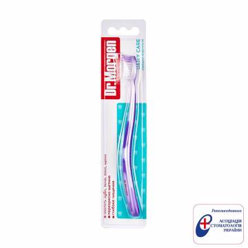 Зубная щетка Dr. Morgen Daily Care средней жесткости, фиолетовая Зубная щетка Dr. Morgen Daily Care средней жесткости, фиолетовая