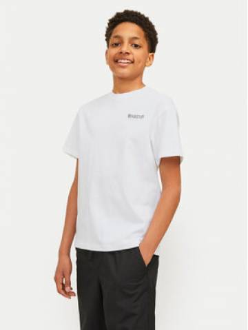 Jack&Jones Junior Футболка Bronx Square 12263185 Білий Loose Fit Jack&Jones Junior Футболка Bronx Square 12263185 Білий Loose Fit
