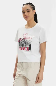 Женская белая футболка Белый XS Guess W4GI17.I3Z14;F0BO