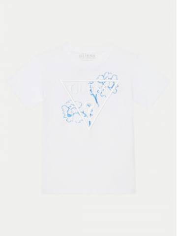 Guess Футболка L5GI09K 8HM4 Білий Regular Fit Guess Футболка L5GI09K 8HM4 Білий Regular Fit