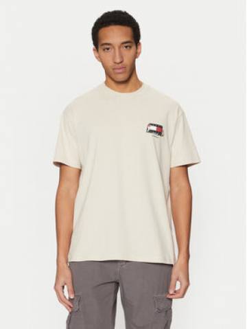 Tommy Jeans Футболка Novelty DM0DM20351 Бежевий Relaxed Fit Tommy Jeans Футболка Novelty DM0DM20351 Бежевий Relaxed Fit