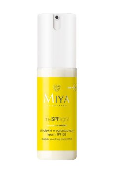 Солнцезащитный крем для лица, шеи и декольте Miya Cosmetics mySPFlight Ultra-Light Smoothing Cream SPF 50, 50 мл