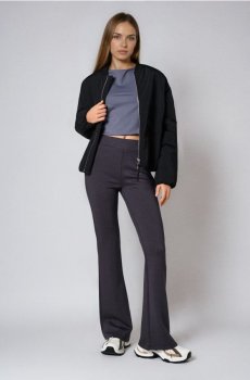 Розкльошені штани - темно-сірий