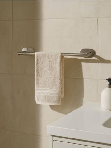 Вішак для рушників - срібний