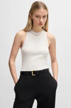 Женский белый топ Белый S HUGO 50539890;102