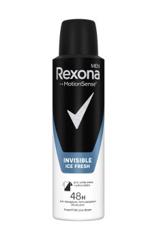 Антиперспирант-спрей Rexona MotionSense Invisible Ice Fresh 48Н, мужской, 150 мл