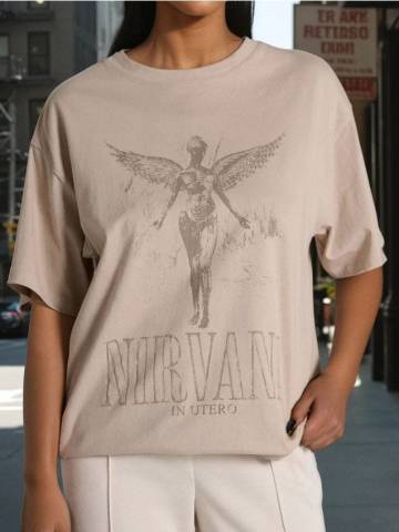 Футболка Nirvana - бежевий Футболка Nirvana - бежевий
