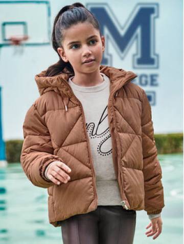 Mayoral Пуховик 7484 Коричневий Regular Fit