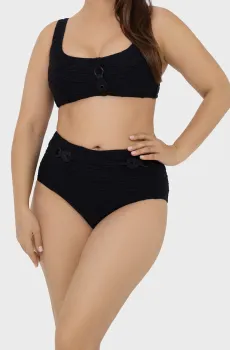 Женские черные трусики от купальника Черный 36 MARC&ANDRE L2508-ZP-HWB