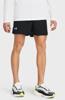 Мужские черные шорты UA LAUNCH 5 SHORTS Черный XS Under Armour 1382617-001