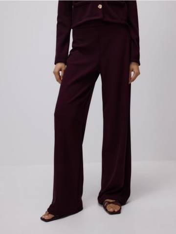 Reserved - LADIES` TROUSERS - буряковий - ZQ654-83X Reserved - LADIES` TROUSERS - буряковий - ZQ654-83X