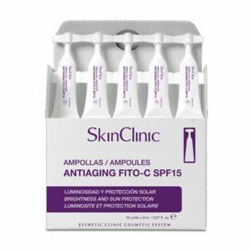 Антивозрастной фитококтейль для лица SkinClinic Antiaging Fito-C SPF 15 с витамином С, 10*2 мл Антивозрастной фитококтейль для лица SkinClinic Antiaging Fito-C SPF 15 с витамином С, 10*2 мл
