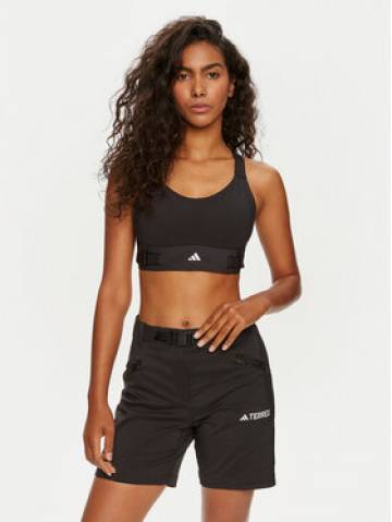 adidas Спортивний бюстгальтер FastImpact Luxe Run IQ3359 Чорний adidas Спортивний бюстгальтер FastImpact Luxe Run IQ3359 Чорний