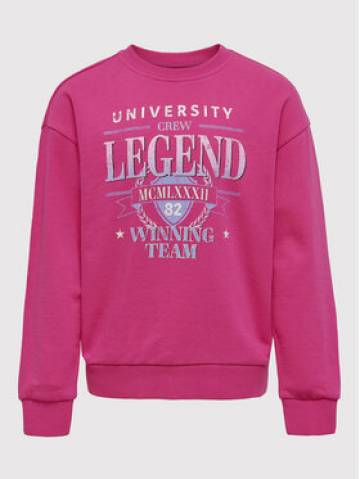Kids ONLY Світшот Luna 15271353 Рожевий Regular Fit Kids ONLY Світшот Luna 15271353 Рожевий Regular Fit