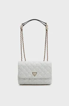 Женская белая сумка с узором Белый ONESIZE Guess HWKG96.73200;OFF