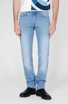 Мужские голубые джинсы Голубой 36-32 Pierre Cardin PC.-C7 34510.8139