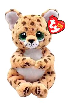 Детская мягконабивная игрушка TY Beanie Bellies Леопард Lloyd от 3 лет, 22 см (41282)
