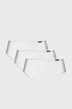 Женские белые трусики (3 шт) Белый L Atlantic 3BLP-603