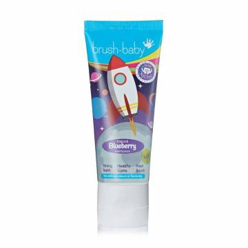 Детская зубная паста Brush-Baby Rocket Blueberry Toothpaste 3-6 лет, 50 мл