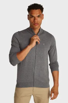 Мужской серый кардиган COTTON SILK BLEND Серый XXL Calvin Klein K10K114337
