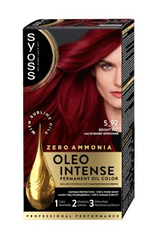 Безаммиачная стойкая краска для волос SYOSS Oleo Intense с маслом-активатором 5-92 Насыщенный красный, 115 мл