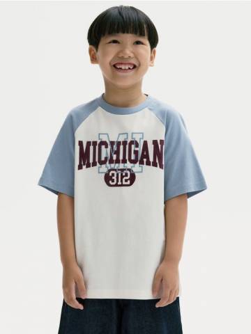 Reserved - Бавовняна футболка - блідо-блакитний - 035FH-05X