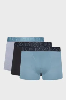 Мужские боксеры (3 шт) UA PERFORMANCE COTTON - SOLID 3 IN 3PK Разноцветный 3XL Under Armour 1383891-053