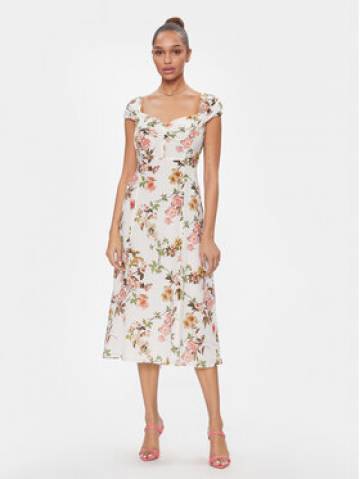 Luisa Spagnoli Літня сукня Passionale 540698 Білий Regular Fit Luisa Spagnoli Літня сукня Passionale 540698 Білий Regular Fit
