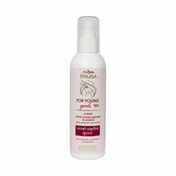 Спрей Triuga Ayurveda For Young Girls 10+ Легкое расчесывание и блеск, для длинных волос, 200 мл Спрей Triuga Ayurveda For Young Girls 10+ Легкое расчесывание и блеск, для длинных волос, 200 мл