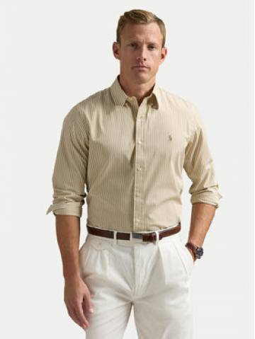 Polo Ralph Lauren Сорочка 710929346014 Бежевий Custom Fit Polo Ralph Lauren Сорочка 710929346014 Бежевий Custom Fit