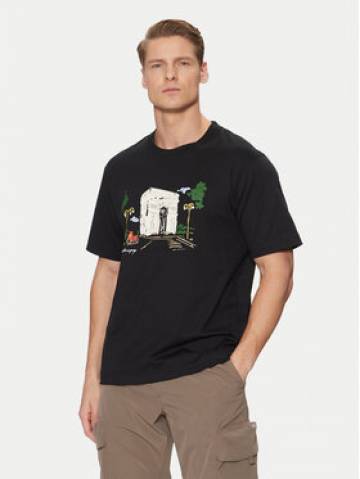 Jack&Jones Футболка Machester 12273549 Чорний Relaxed Fit Jack&Jones Футболка Machester 12273549 Чорний Relaxed Fit