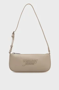 Женская бежевая сумка MUST Бежевый ONESIZE Tommy Jeans AW0AW18449