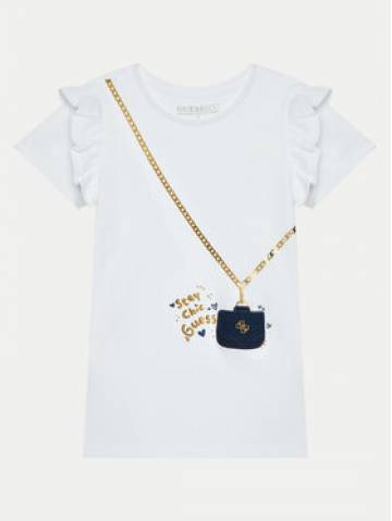 Guess Повсякденна сукня K5RK00 KA6W4 Білий Regular Fit Guess Повсякденна сукня K5RK00 KA6W4 Білий Regular Fit