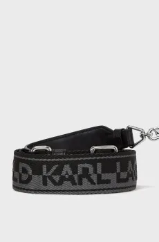 Женская черная ручка для сумки ESSENTIAL Черный ONESIZE Karl Lagerfeld 235W3109