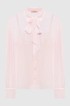 Розовая блуза