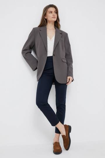 Брюки Lauren Ralph Lauren женские цвет синий фасон сигареты высокая посадка 200811955 Брюки Lauren Ralph Lauren женские цвет синий фасон сигареты высокая посадка 200811955