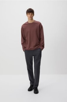 Reserved - Штани-чиноси carrot fit - темно-сірий - YV919-90X