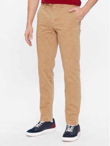 Tommy Hilfiger Штани з тканини Hampton MW0MW32568 Бежевий Slim Fit Tommy Hilfiger Штани з тканини Hampton MW0MW32568 Бежевий Slim Fit