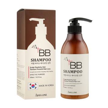 Шампунь против выпадения волос Adellineс Bio Biotin Shampoo с био биотином, 500 мл Шампунь против выпадения волос Adellineс Bio Biotin Shampoo с био биотином, 500 мл