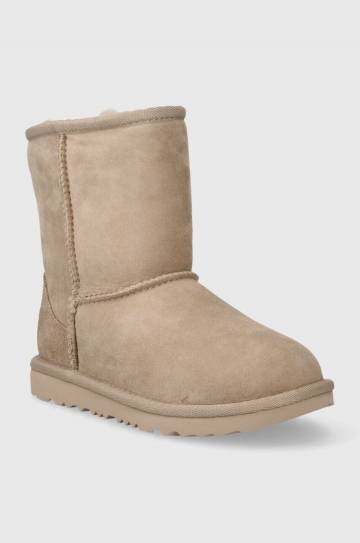 Детские замшевые сапоги UGG Classic II цвет чёрный Детские замшевые сапоги UGG Classic II цвет чёрный
