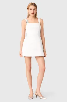 Женское белое платье Белый 34 MAJE MFPRO04602_White