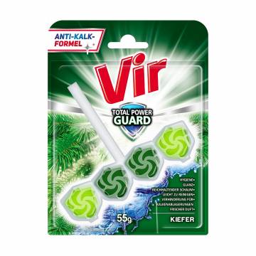 Туалетный блок Vir Total Power Guard Сосна, 55 г Туалетный блок Vir Total Power Guard Сосна, 55 г