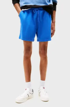 Мужские синие шорты FLAG BEACH Синий S Tommy Jeans DM0DM21931